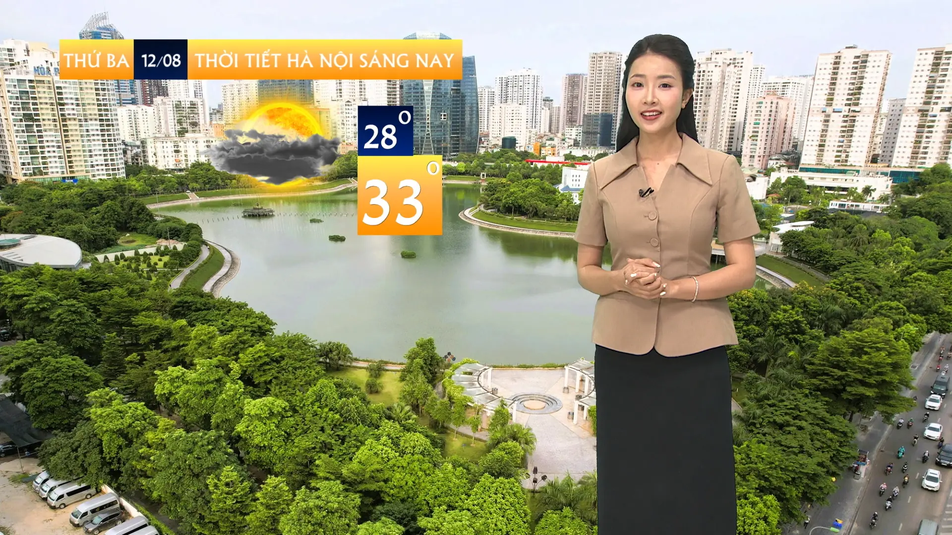 Dự báo thời tiết trưa | 12/08/2025